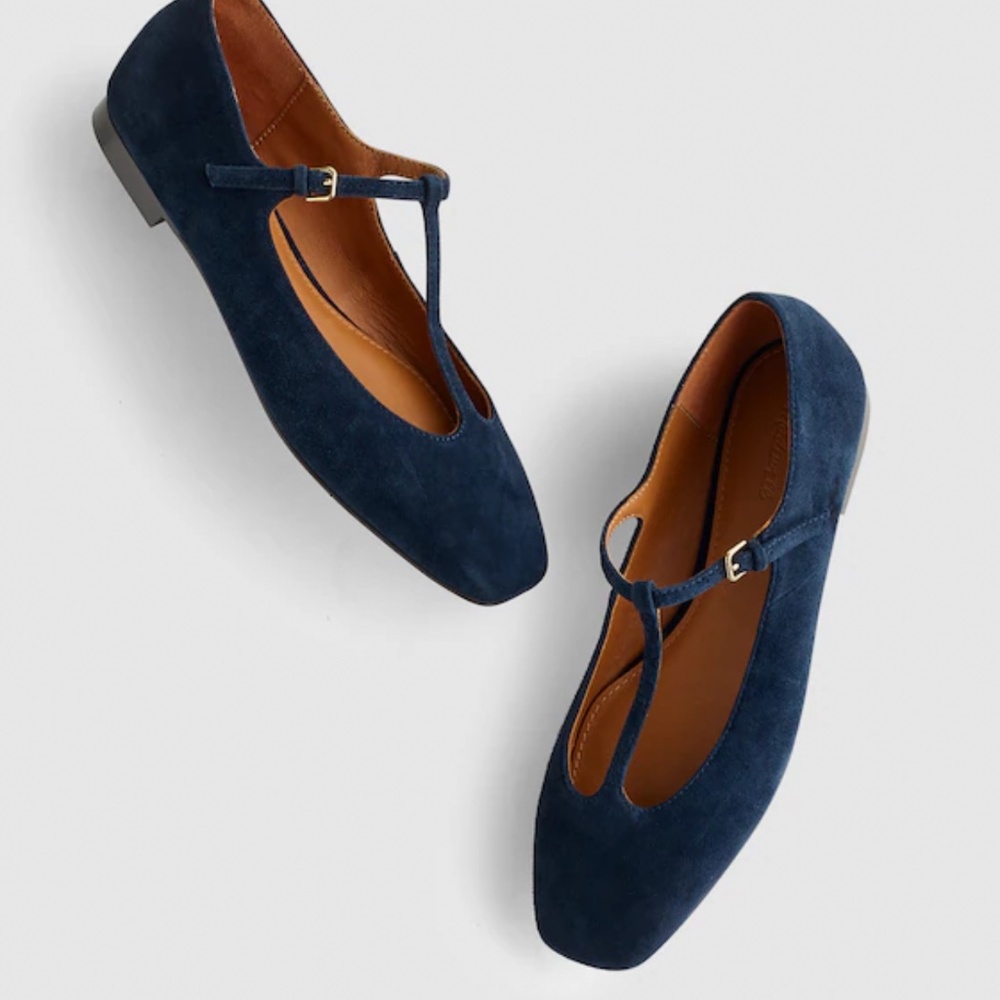 Madewell the Mylie T Strap Flat NWT